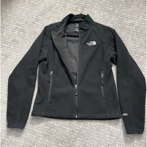 North Face Jacket with Windwall Black in size Medium